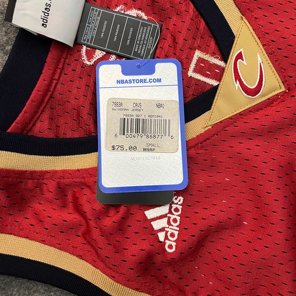 BEN WALLACE Adidas Cleveland Cavaliers Wine Swingman Jersey SMALL NWT - Picture 10 of 13